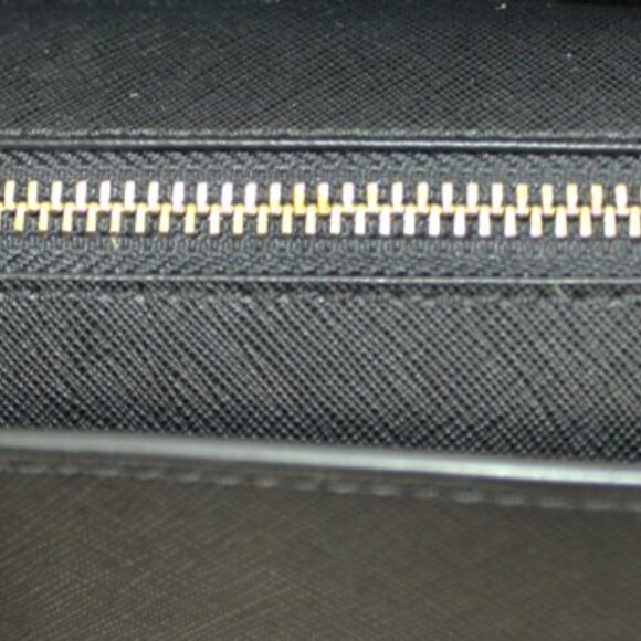 Tory Burch Black Saffiano Leather Tote Shoulder Bag Crossbody Strap - Picture 10 of 10